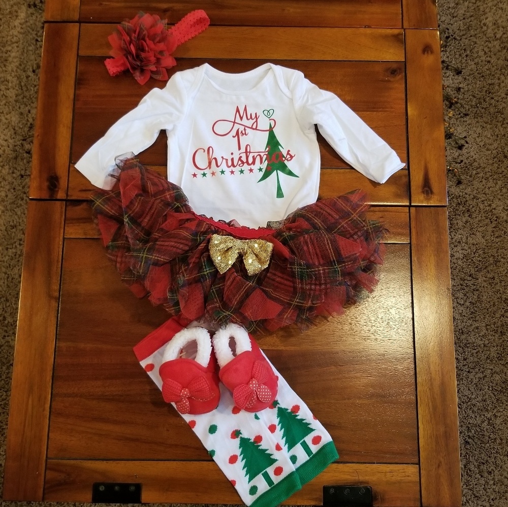 Complete "My First Christmas" outfit